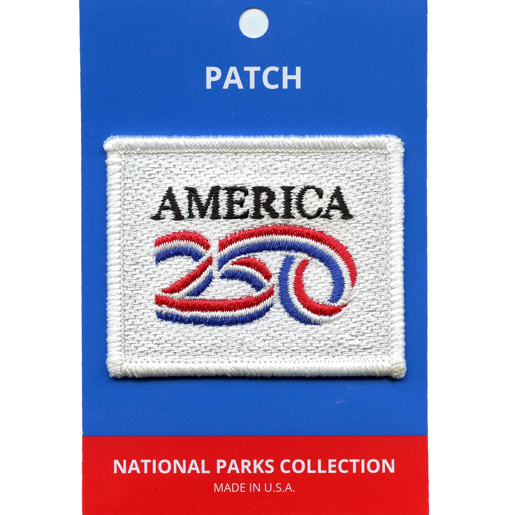 America 250™ Official Logo Patch USA Patriotic Embroidered Iron-On