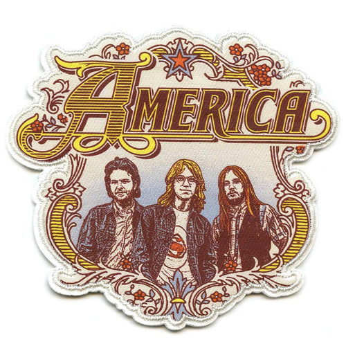 America Emblem Patch Western Atmosphere Music Embroidered Iron-On