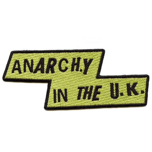 Anarchy In The UK Patch Sex Pistols Rock Embroidered Iron On