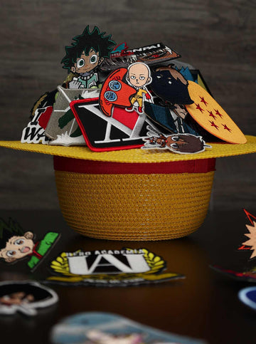 Hat With Anime Patches On Top