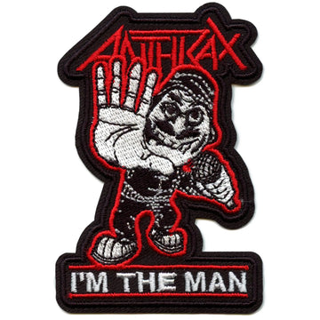 Patch Anthrax I'm The Man Rock Band Music Tissé Thermocollant