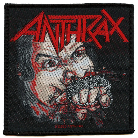 Anthrax Rock Band Patch Fistful of Metal Woven Iron On