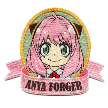 Anya Forger Badge Patch Spy X Family Embroidered Iron On