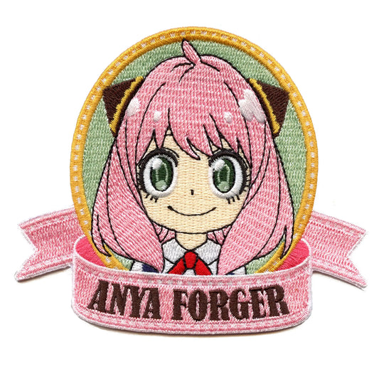 Anya Forger Badge Patch Spy X Family Embroidered Iron On