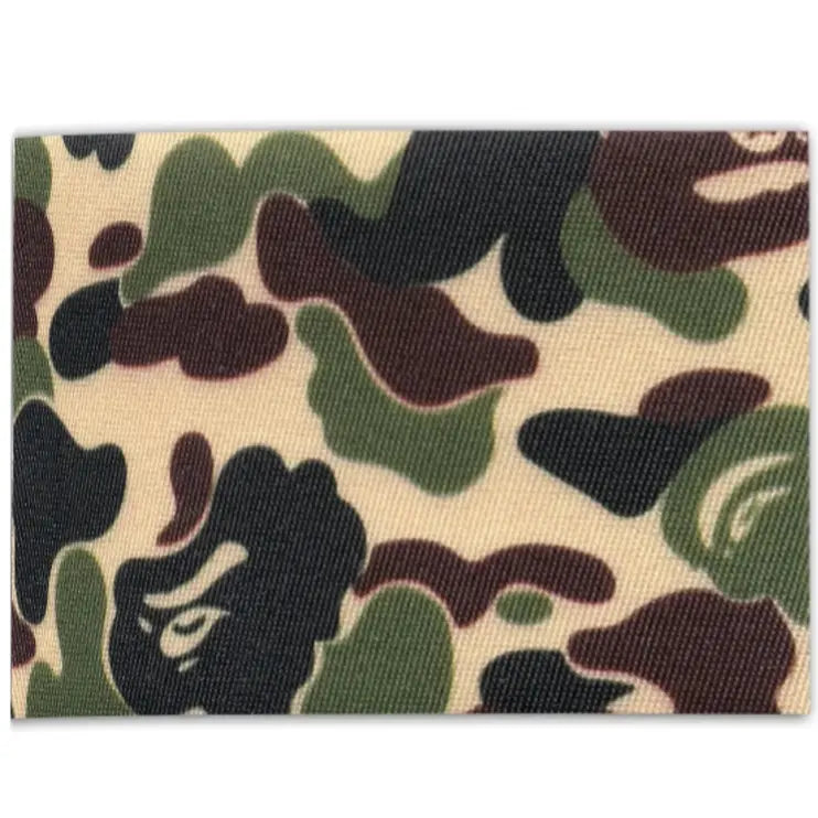 Ape Head Green Camouflage Pattern Box Iron On Foto Patch