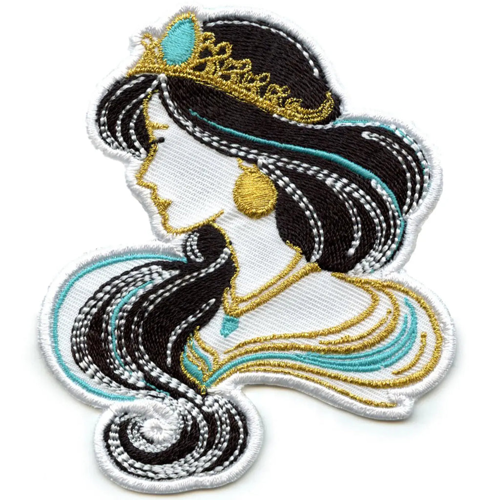 Arabian Desert Princess Patch Spirited Royalty Embroidered Iron On