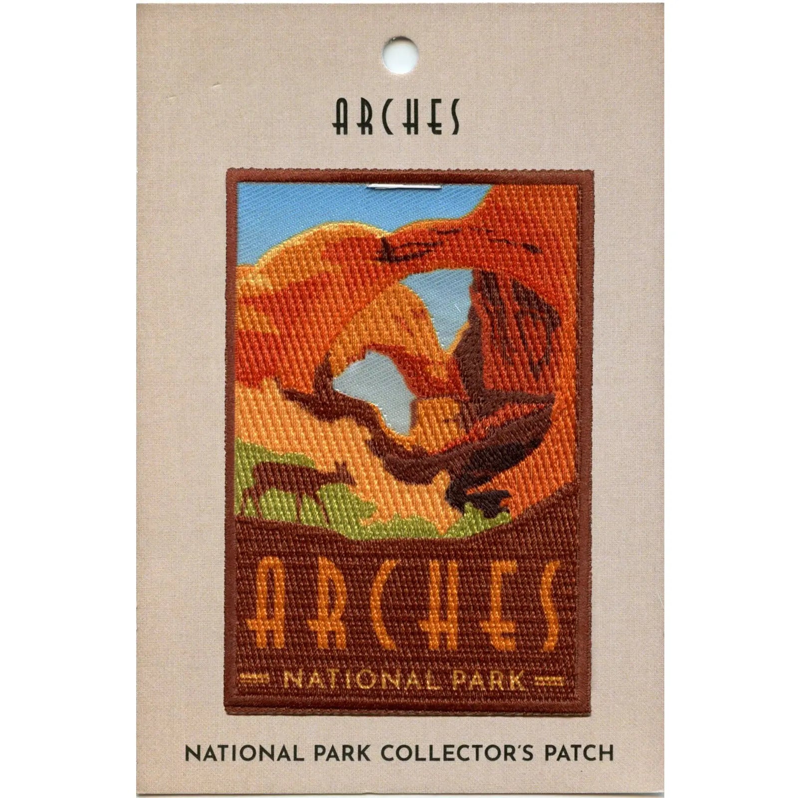 Arches Trailblazer Patch National Park Collectable Sublimated Iron-On