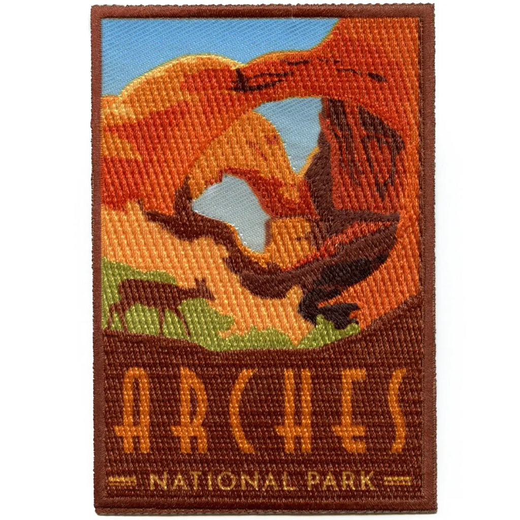 Arches Trailblazer Patch National Park Collectable Sublimated Iron-On