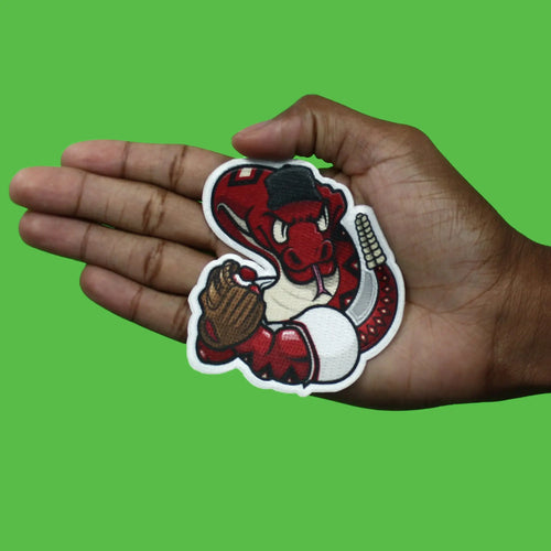 Arizona Phoenix Mascot PhotoPatch Baseball Snake Parody Embroidery Iron On