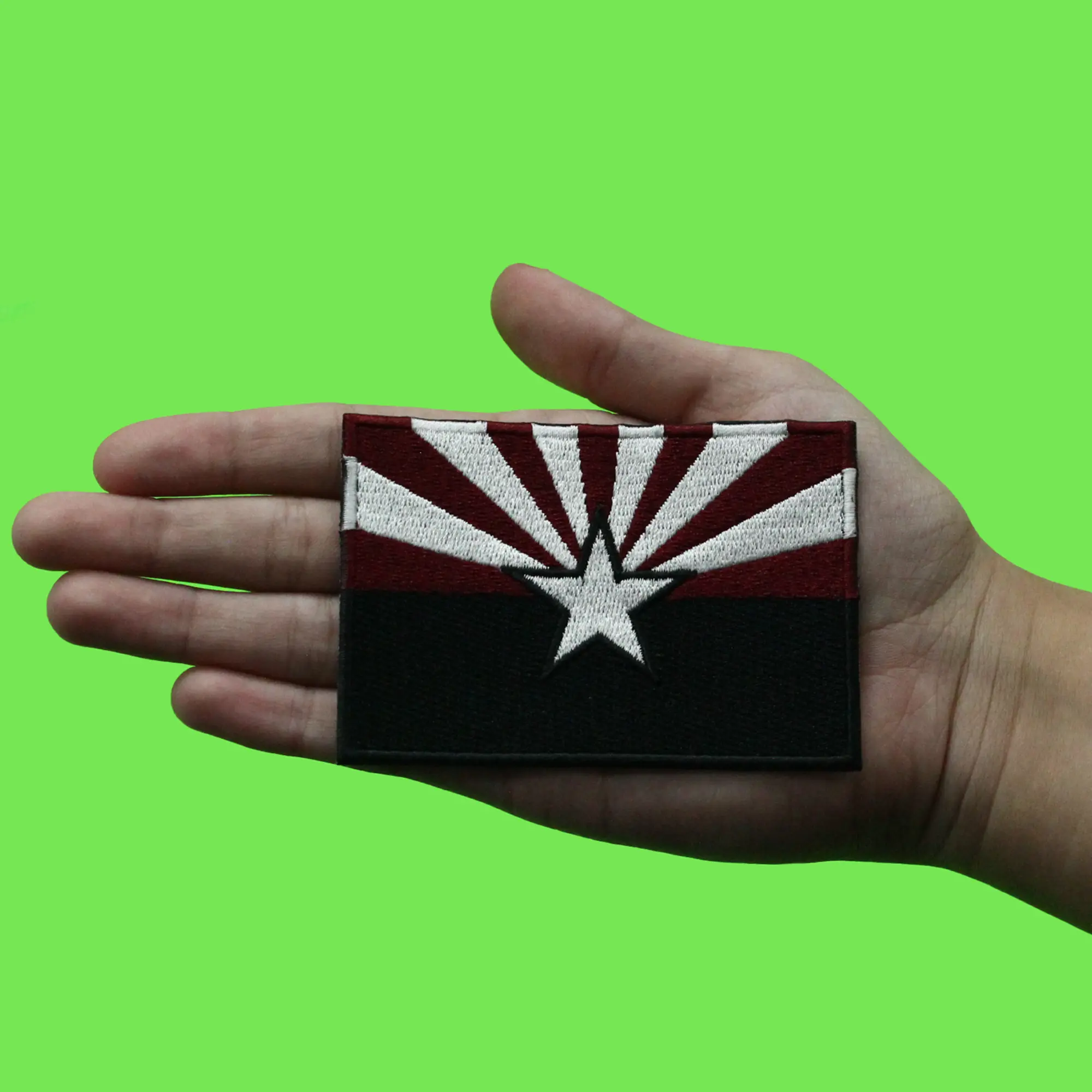 Arizona State Flag Alternate Colors Embroidered Iron On Patch