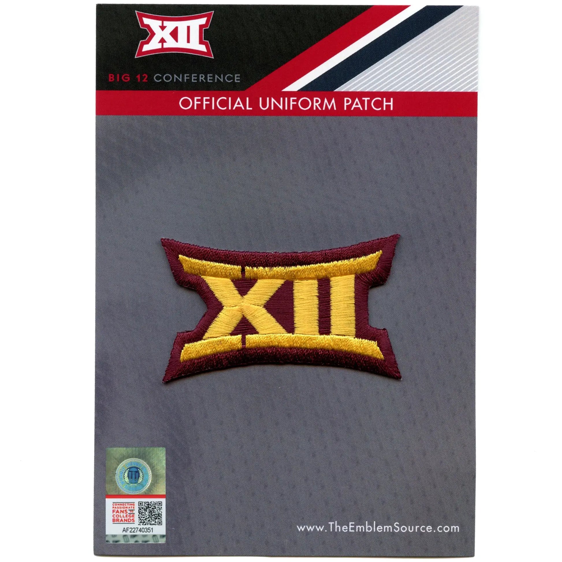 Arizona State University Big 12 XII Conference Jersey Uniform Embroidered Patch Iron On