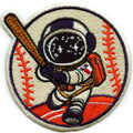 Patch de joueur de baseball astronaute Texas Baby Sport brodé à repasser
