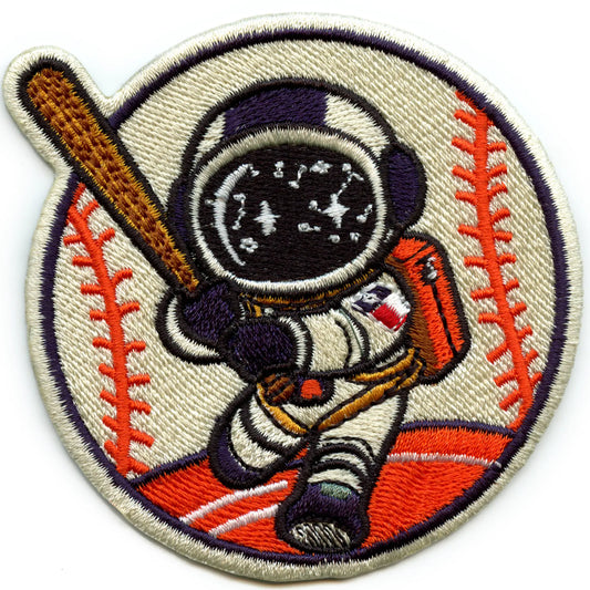 Houston Baby Astronaut Potty Training Patch Baseball Space City Brodé thermocollant 