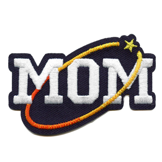 Houston Baseball Mom Patch Space City Star Embroidered Iron On