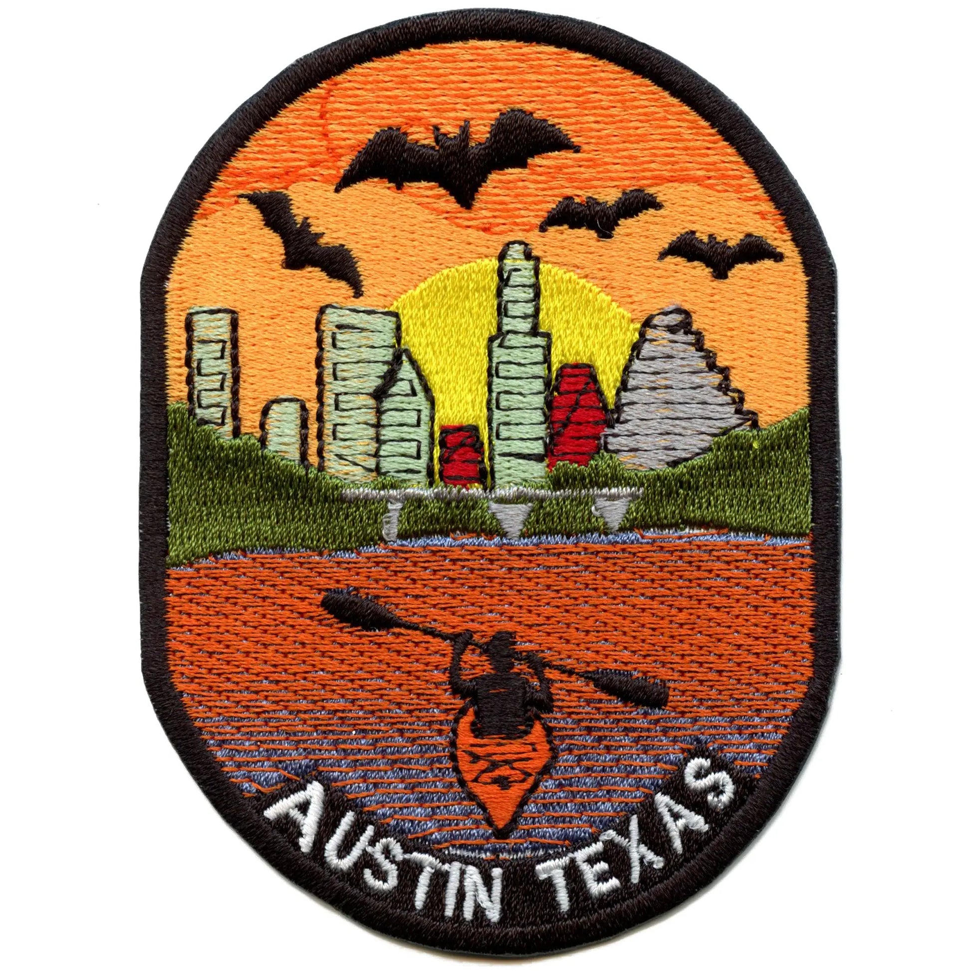 Austin Travel Souvenir Patch Cities United States Embroidered Iron On