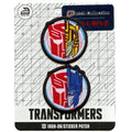 Autobots Optimus Prime Bumblebee Patch Transformers Car Movies Sublimation Iron On
