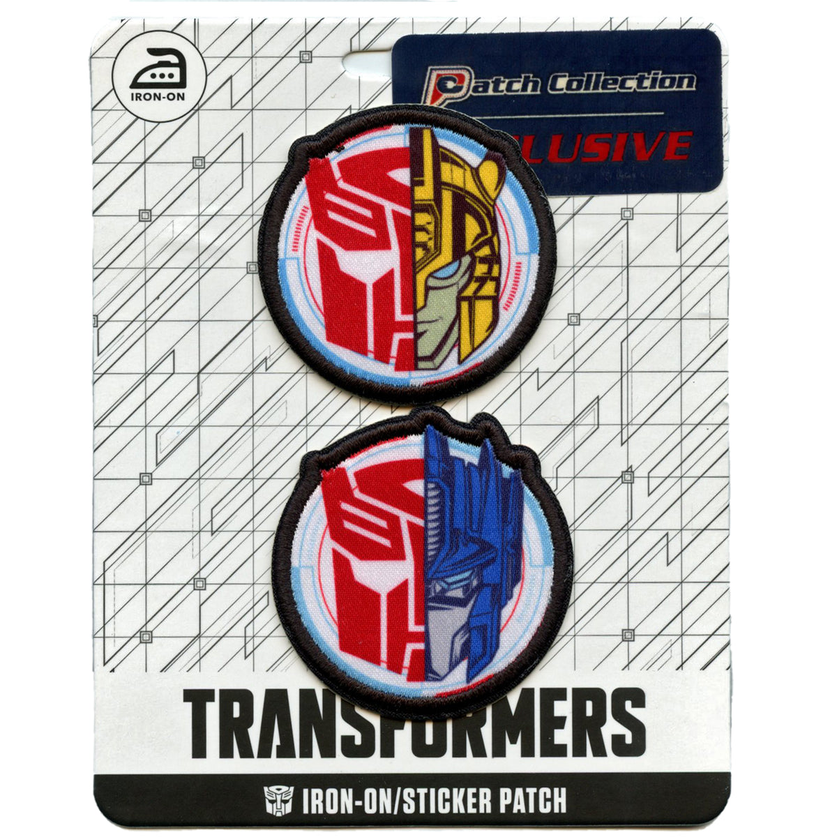 Autobots Optimus Prime Bumblebee Patch Transformers Car Movies Sublimation Iron On