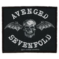 Patch Avenged Sevenfold Death Bat Musique Crâne Tissé Thermocollant