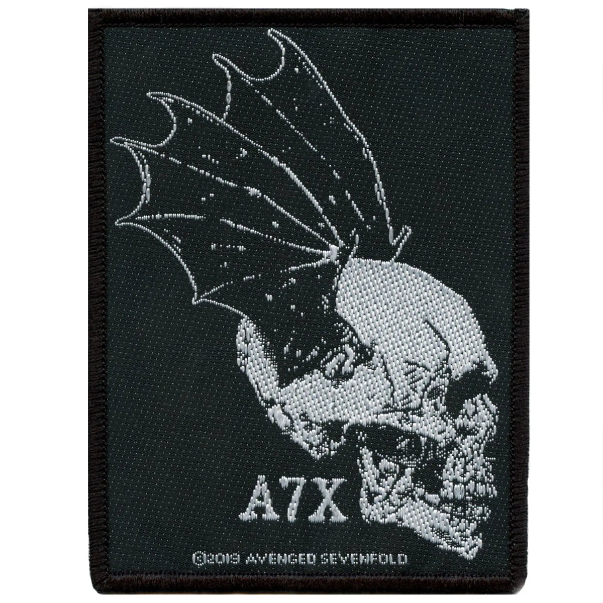 Avenged Sevenfold Band Patch Skull Profile Deadbat Woven Sew On