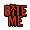 Avril Lavigne Bite Me Patch Pop Punk Rock Album Embroidered Iron-On