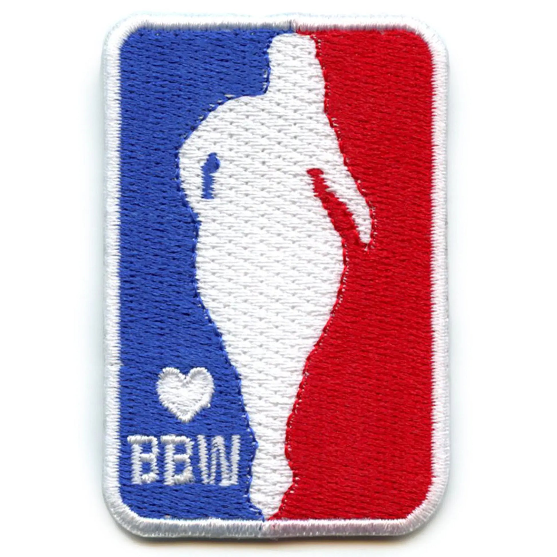 BBW Basketball Logo Patch Parody Funny Embroidered Iron On