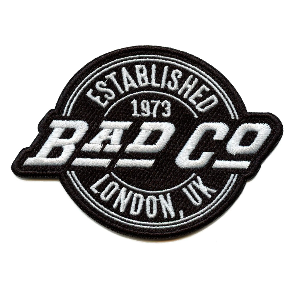 Bad Company EST 1973 Patch Classic Logo Rock Supergroup Embroidered Iron On