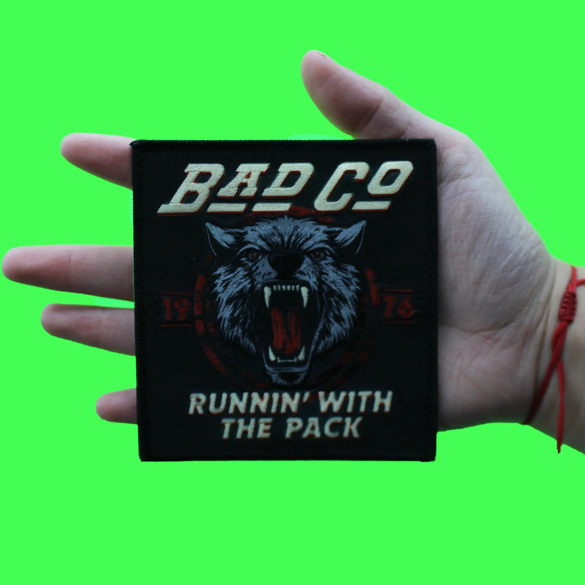Bad Company Runnin' With The Pack Wolf Patch Classic Rock Supergroup Sublimated Embroidered Iron On