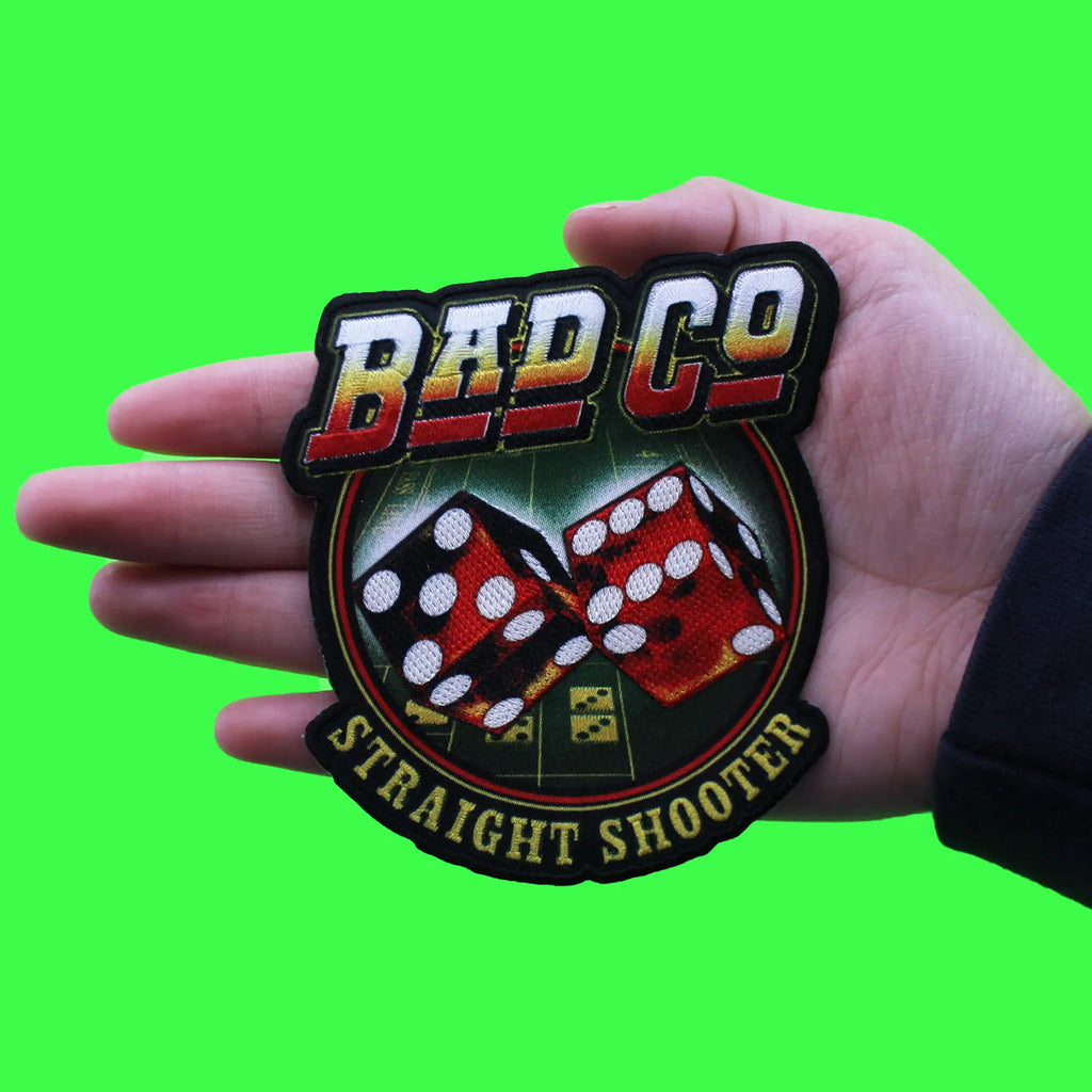Bad Company Straight Shooter Patch Classic Rock Supergroup Embroidered Iron On