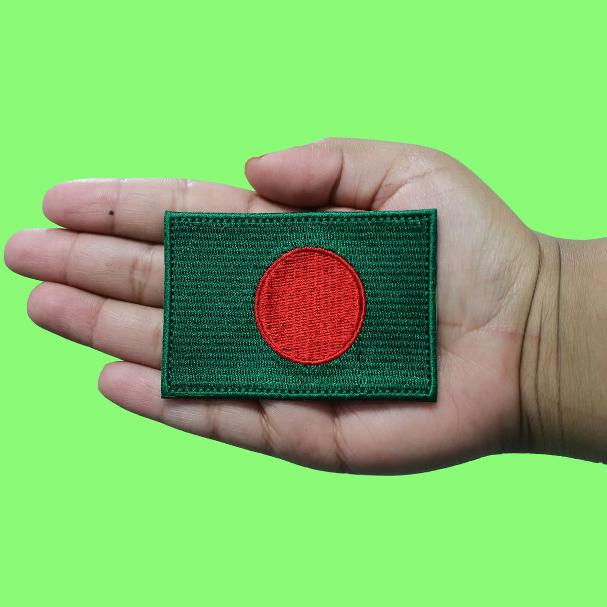 Bangladesh Flag Patch Asian Country Souvenir Embroidered Iron-On