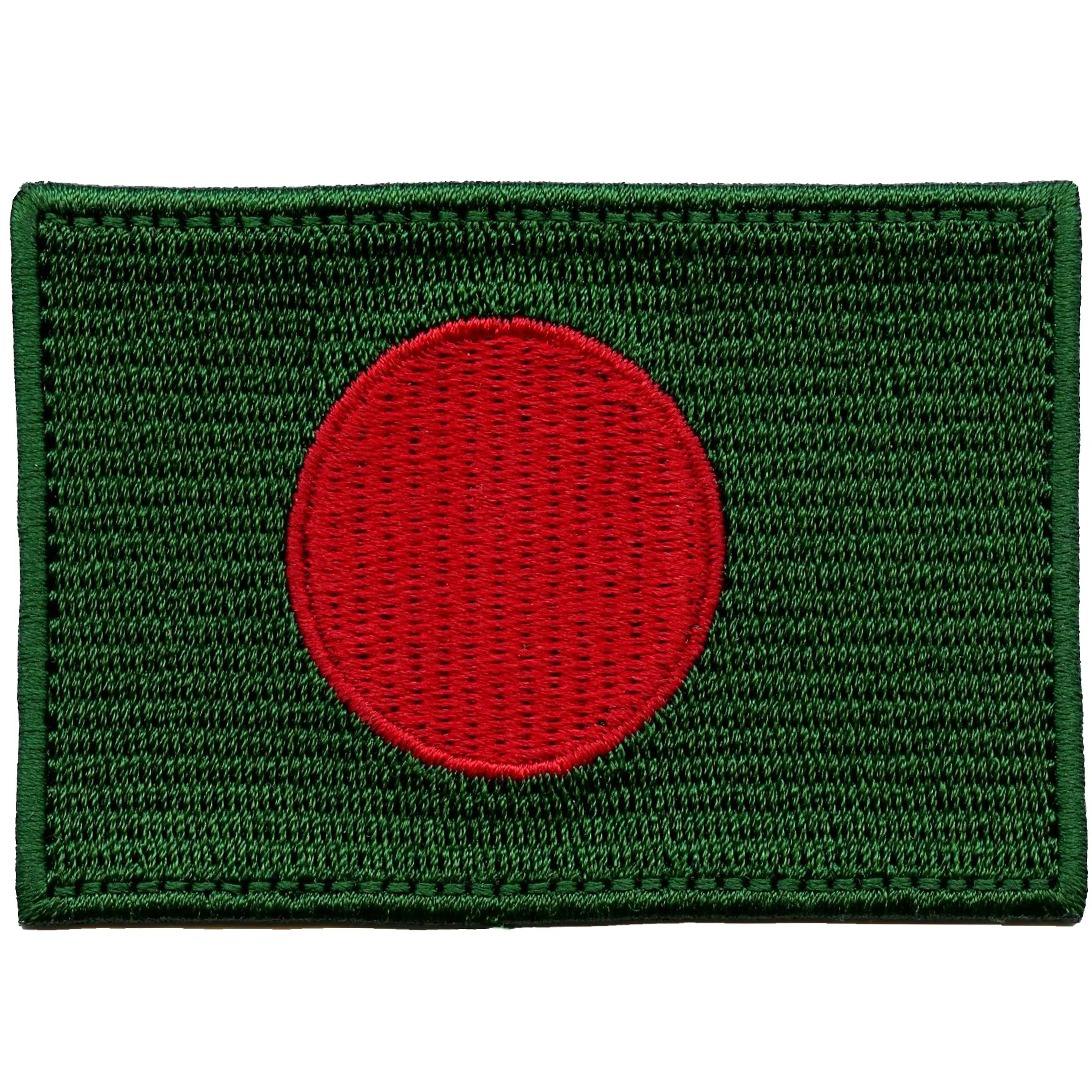 Bangladesh Flag Patch Asian Country Souvenir Embroidered Iron-On