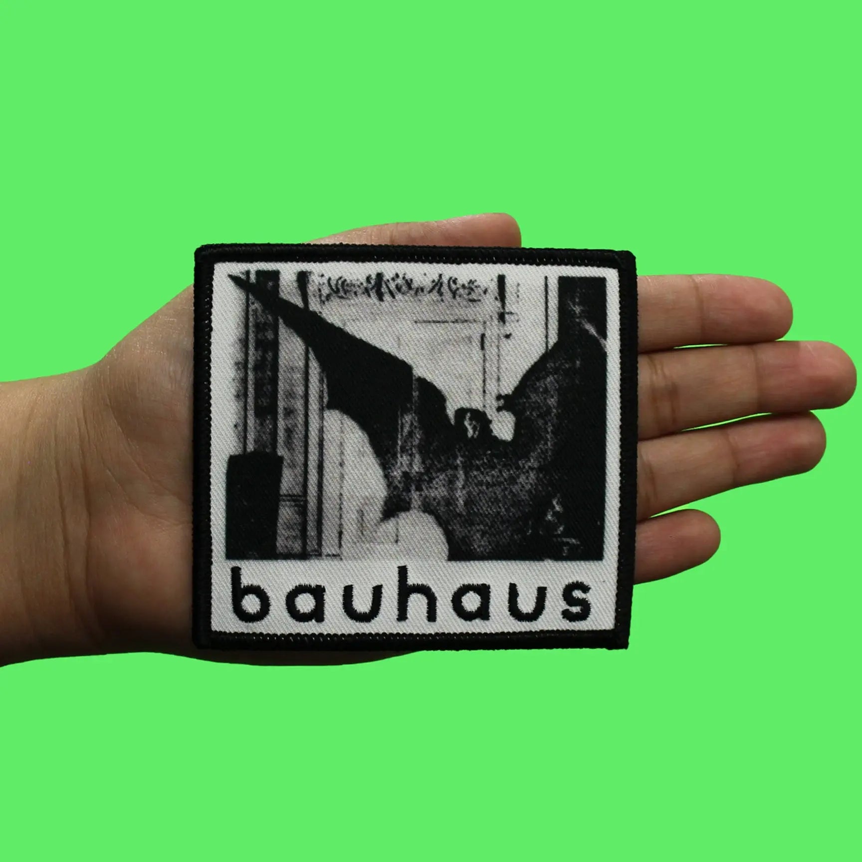 Bauhaus Bat Bela Lugosi Patch Is Dead Rock Sublimated Embroidery Iron On