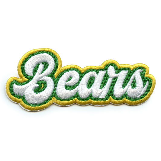 Waco Student Cursive Script Patch University Team Spirit Embroidered Iron On