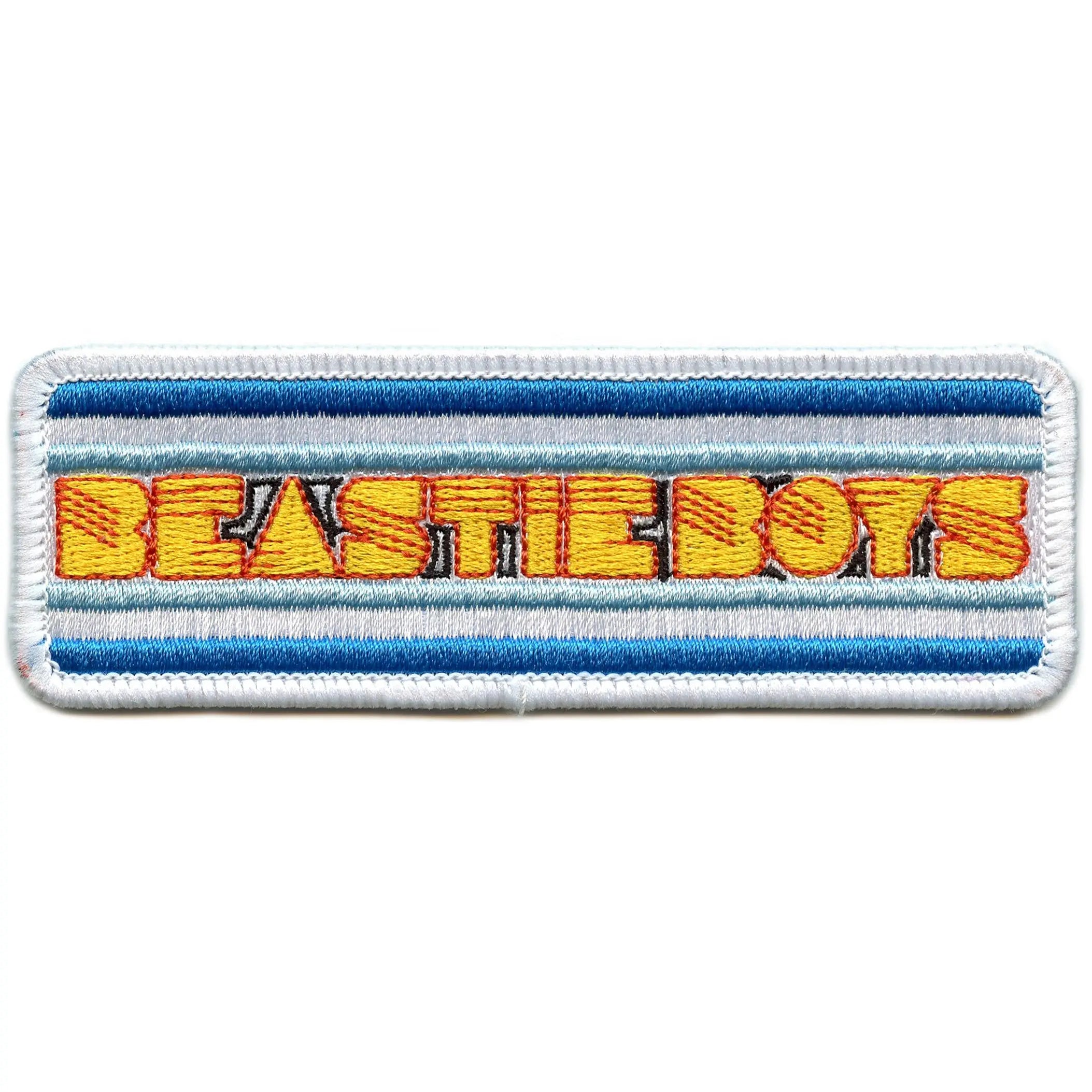 Beastie Boys Script Patch Long Retro Logo Embroidered Iron On