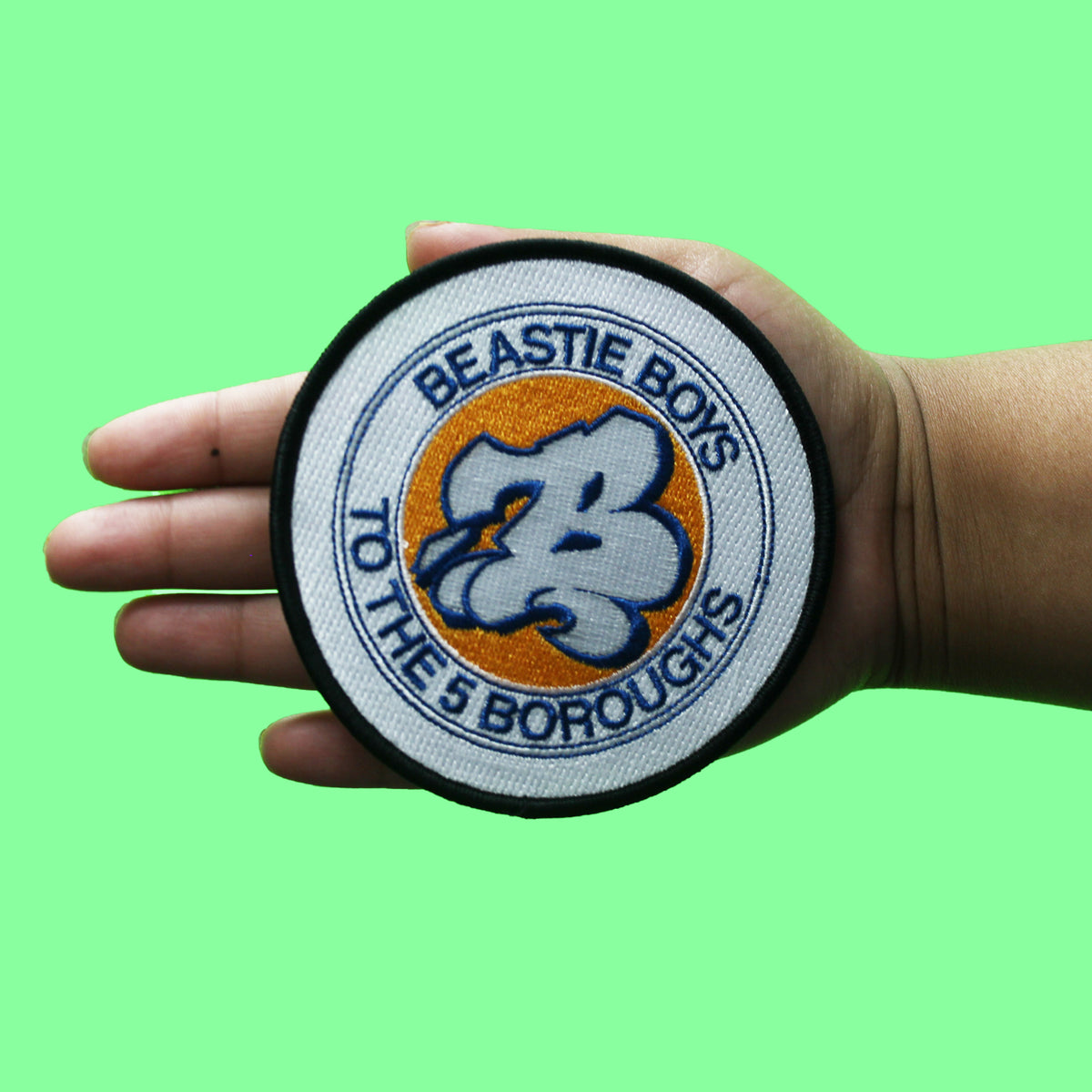 Beastie Boys Logo Patch To The 5 Boroughs Embroidered Iron On