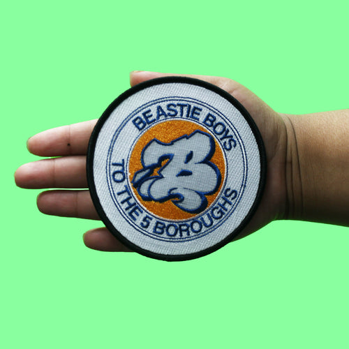 Beastie Boys Logo Patch To The 5 Boroughs Embroidered Iron On
