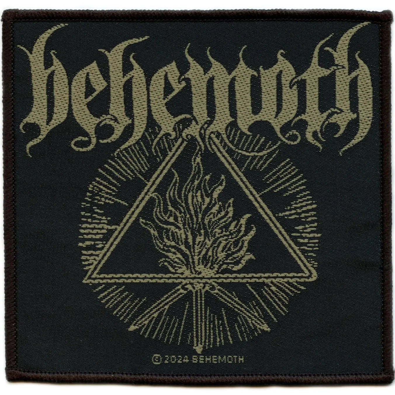 Behemoth Band Album Cover Patch Polish Extreme Metal Woven Sew On