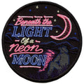 Beneath The Light Of a Neon Moon Patch Country Music Collectible Embroidered Iron-On