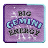 Big Gemini Energy Patch Constellation Zodiac Box Embroidered Iron On