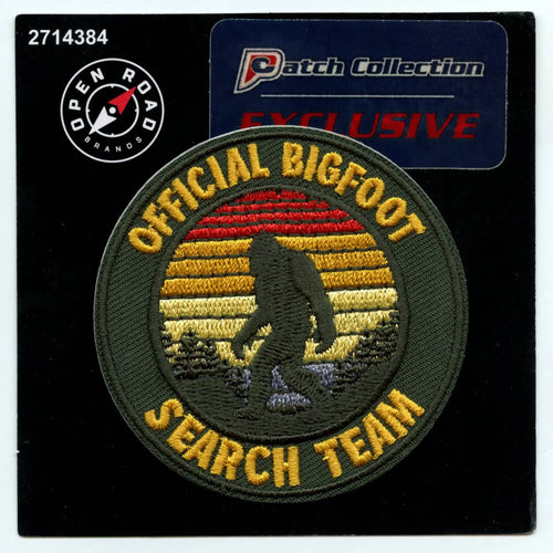 Bigfoot Search Team Patch Legend Creature Forest Embroidered Iron On