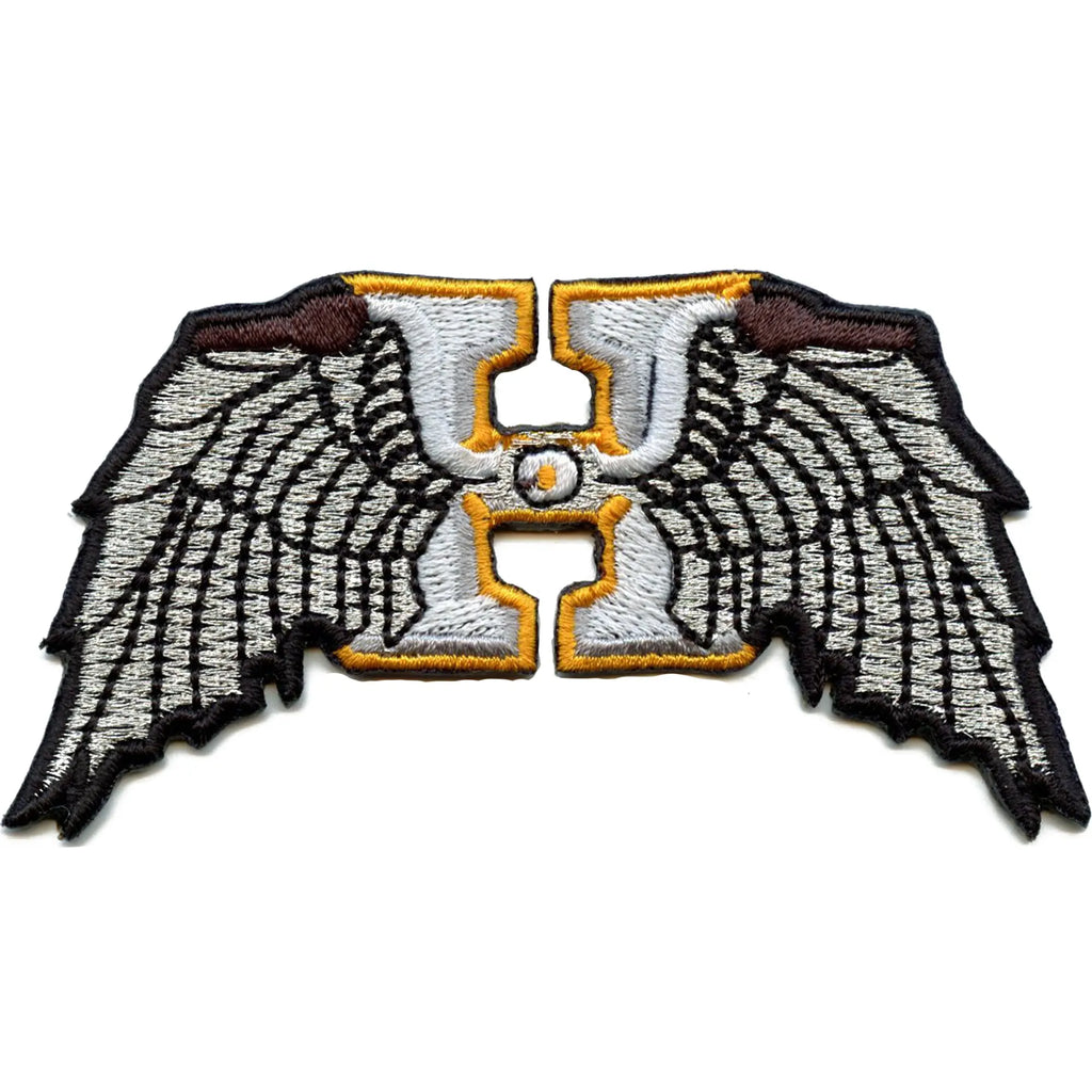 Houston Biker Wings Patch Ride Motorcycle Culture Embroidered Iron On