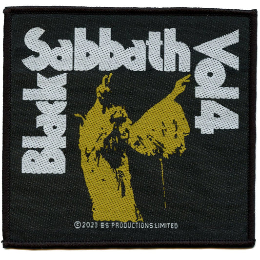 Black Sabbath Band Patch Vol 4 Rock Woven Iron On