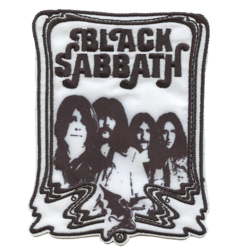Black Sabbath Band Poster Patch World Tour Members Sublimated Embroidery Iron On
