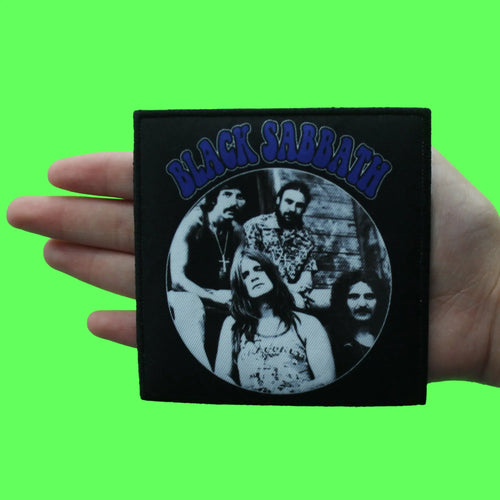 Black Sabbath Rock Patch Band Member Cover Sublimated Iron On