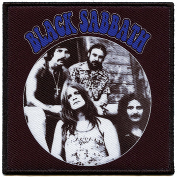 Black Sabbath Rock Patch Band Member Cover Woven Iron On