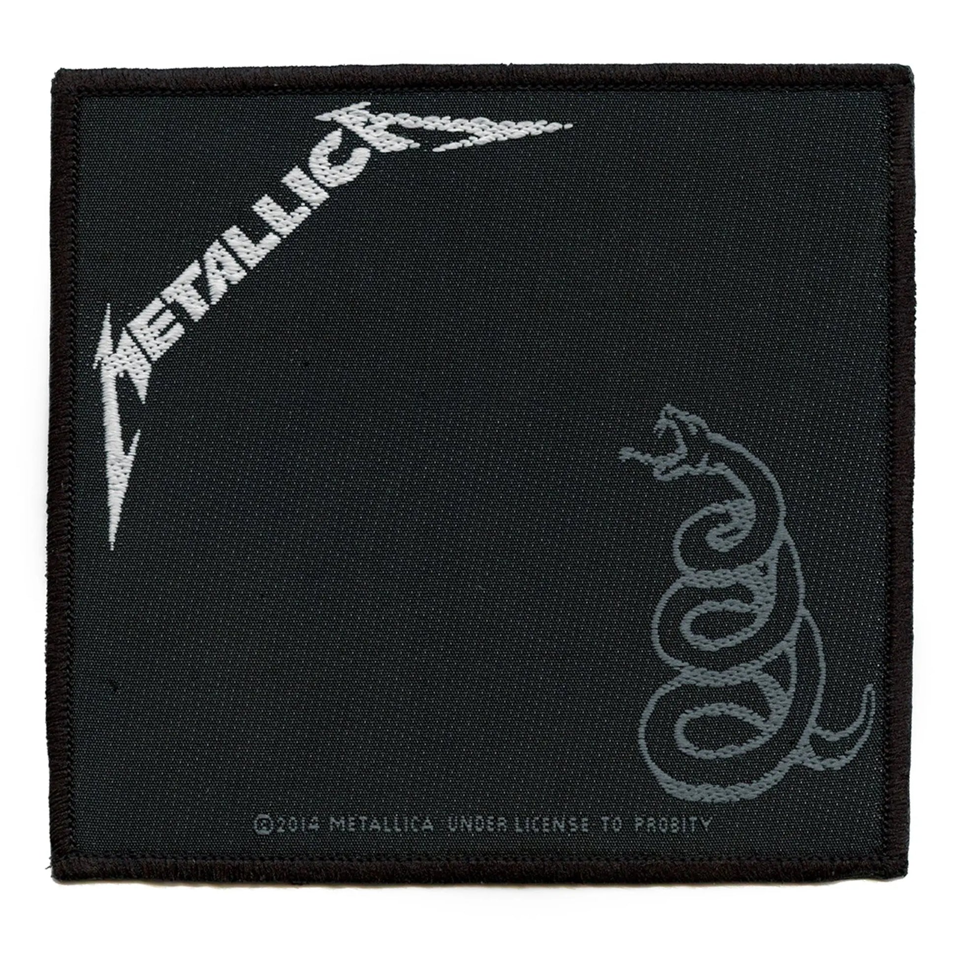 Metallica Black Snake Patch Album Cover Metal Woven Iron On