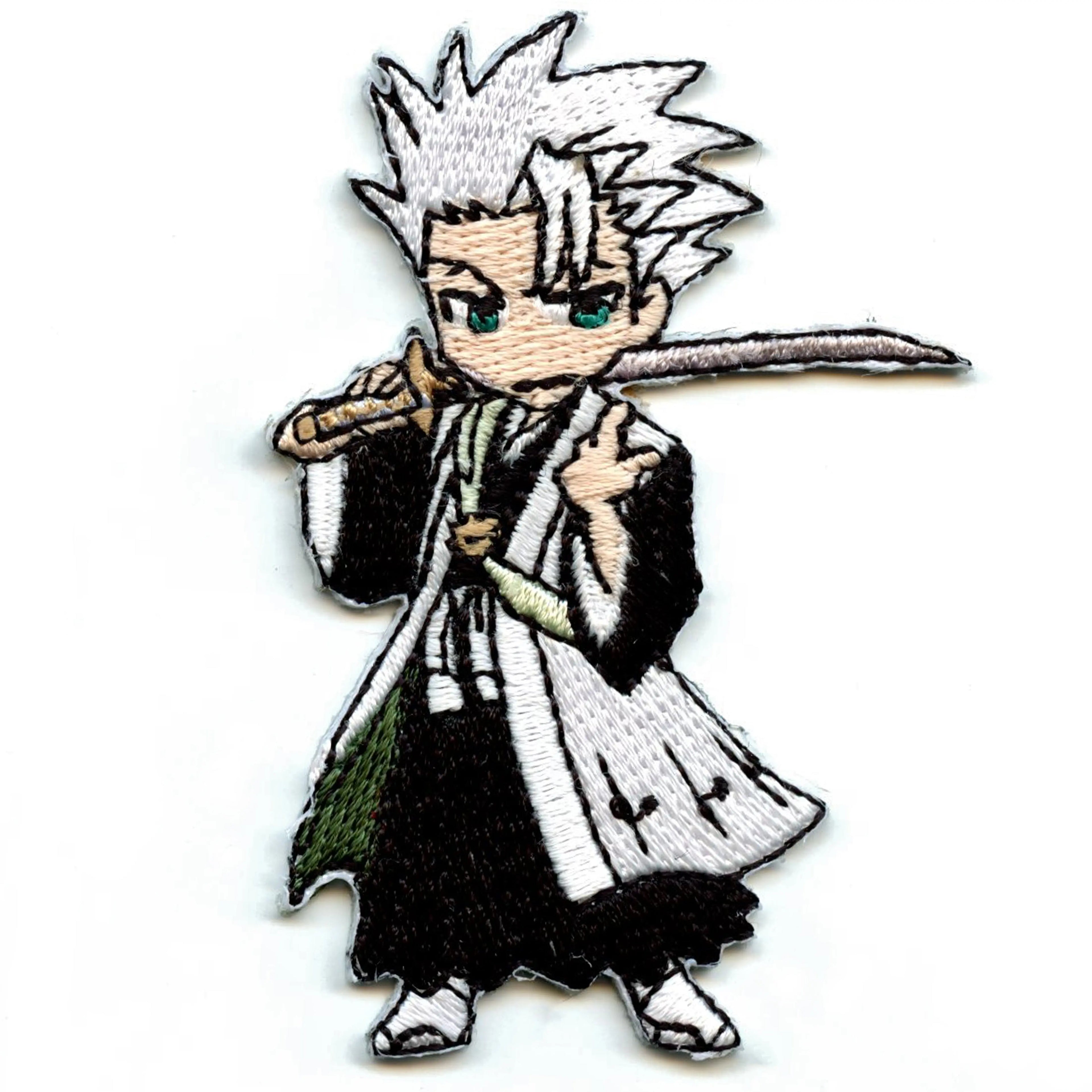 Bleach Hitsugaya Full Body Patch Anime Manga Series Embroidered Iron On