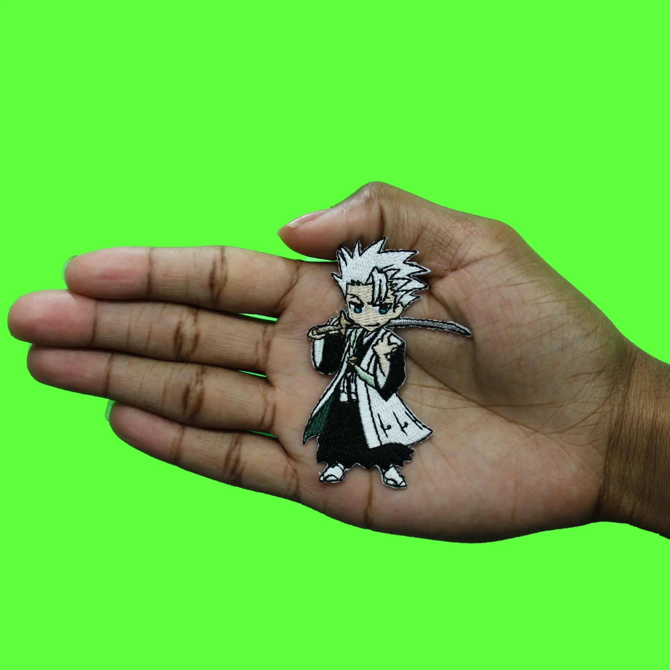 Bleach Hitsugaya Full Body Patch Anime Manga Series Embroidered Iron On