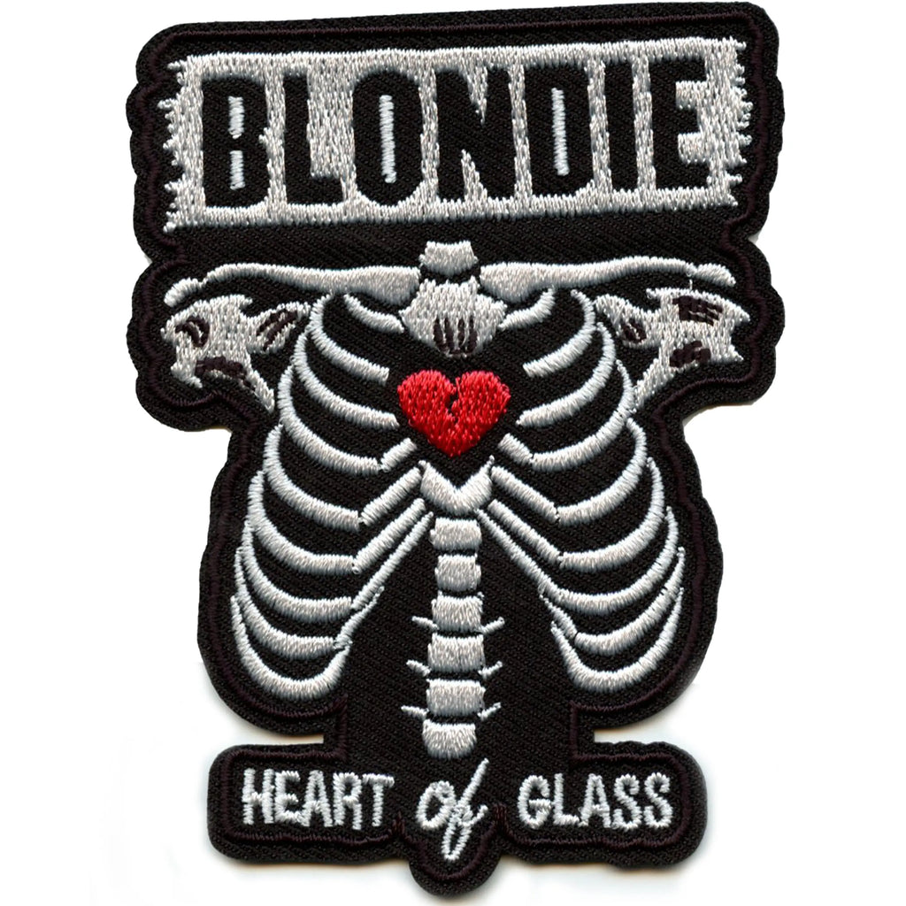 Blondie Heart Of Glass Patch Music Rock Group Embroidered Iron On