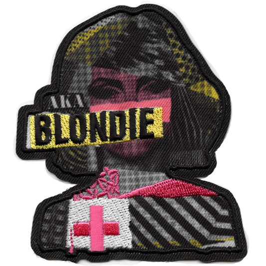 Blondie Magazine Collage Patch New Wave Portrait Sublimated Embroidered Iron On