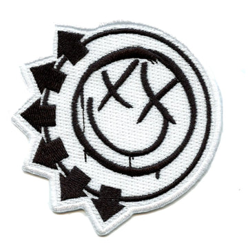 Blink 182 Punk Patch Six-Arrow Alternative Smile Embroidered Iron On